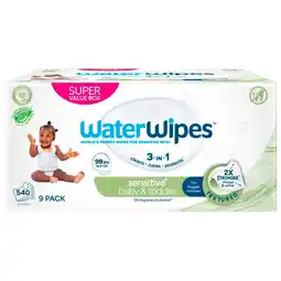 Trekpleister Waterwipes Snoetendoekjes aanbieding