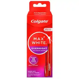 Trekpleister Colgate Max White Overnight Whitening Serum aanbieding