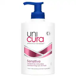Trekpleister Unicura Prebiotica Sensitive Handzeep aanbieding