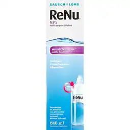 Etos Bausch + Lomb ReNu MPS Sensitive Eyes Lenzenvloeistof 240 ML aanbieding