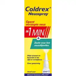 Etos Coldrex Neusspray In 2min 20 ML aanbieding