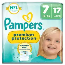 Trekpleister Pampers Premium Protection Maat 7 Luiers aanbieding