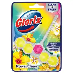 Trekpleister Glorix Power 5 Tropical Crush Toiletblok aanbieding
