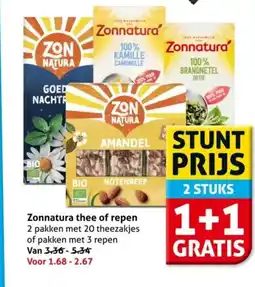 Hoogvliet Zonnatura thee of repen aanbieding