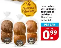 Hoogvliet Luxe bollen wit Sallands zonnepit of multikorn aanbieding