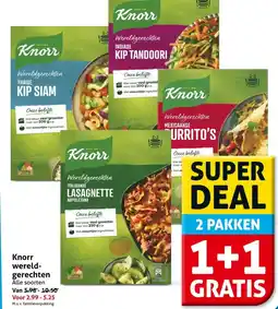 Hoogvliet Knorr wereld- gerechten aanbieding
