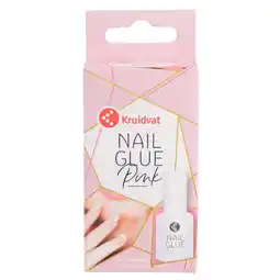 Kruidvat Kruidvat Salon Nails Pink Nail Glue aanbieding