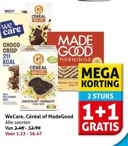 Hoogvliet WeCare, Céréal of MadeGood aanbieding