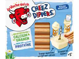 Hoogvliet La Vache qui rit Cheez dippers naturel aanbieding