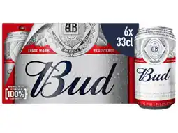 Hoogvliet Bud Pils Bier Blikken 6 pack aanbieding
