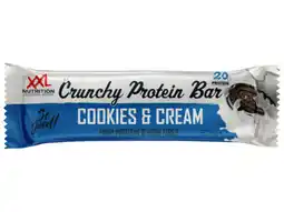 Hoogvliet Xxl nutrition Crunchy bar cookies cream aanbieding