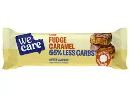 Hoogvliet WeCare Lower carb bar fudge caramel aanbieding