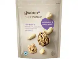 Hoogvliet G'woon Notenmelange ongebrand ongezouten aanbieding