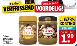 Hoogvliet Calvé pindakaas aanbieding