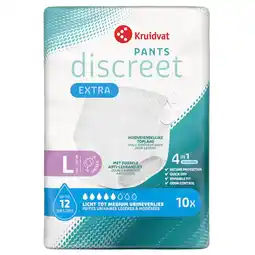 Kruidvat Kruidvat Discreet Protection Unisex Large Incontinentiebroekjes aanbieding