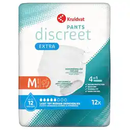Kruidvat Kruidvat Discreet Protection Unisex Medium Incontinentiebroekjes aanbieding
