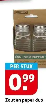 Hoogvliet Zout en peper duo aanbieding