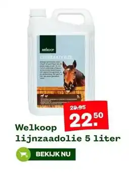 Welkoop Welkoop lijnzaadolie aanbieding