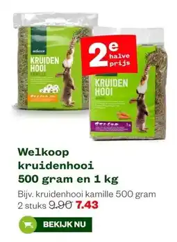 Welkoop Welkoop kruidenhooi 500 gram en 1 kg aanbieding