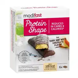 Kruidvat Modifast Protein Shape Pure & Witte Chocolade Snackreep aanbieding