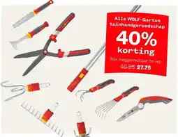 Welkoop Alle WOLF-Garten tuinhandgereedschap aanbieding
