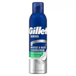 Trekpleister Gillette Series Scheerschuim voor de Gevoelige Huid aanbieding