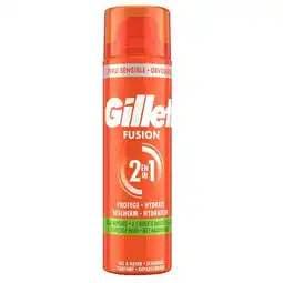 Trekpleister Gillette Fusion Hydra Scheergel voor de Gevoelige Huid aanbieding