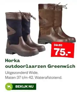 Welkoop Horka outdoorlaarzen Greenwich aanbieding