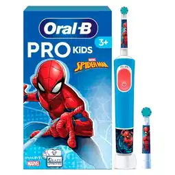 Trekpleister Oral-B Pro Kids Spiderman Elektrische Tandenborstel aanbieding