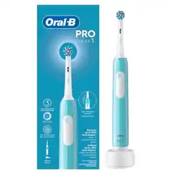 Trekpleister Oral-B Pro Series 1 Caribbean Blue Sensitive Elektrische Tandenborstel aanbieding