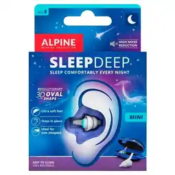 Trekpleister Alpine Sleepdeep Mini Oordoppen aanbieding