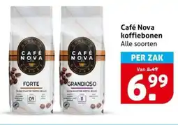 Hoogvliet Café Nova koffiebonen aanbieding