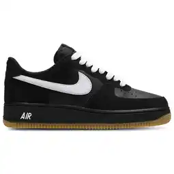 Foot Locker Nike Air Force Sneakers Heren - Zwart - Maat 47.5 - Leer aanbieding