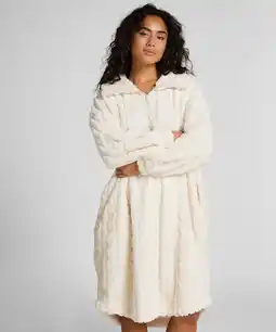 Hunkemoller Hunkemöller Poncho van Kabelgebreide Fleece Wit aanbieding
