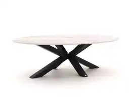 Kees Smit Bellagio Induno Ellips low dining tuintafel 240x120cm aanbieding