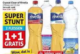 Hoogvliet Crystal Clear of Rivella aanbieding