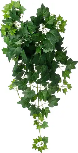 Intratuin Intratuin kunsthangplant Klimop donkergroen 15 x 6 x 60 cm aanbieding