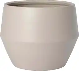 Intratuin Intratuin bloempot Fara beige D 34 H 24,5 cm aanbieding