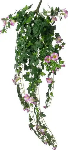 Intratuin Intratuin kunsthangplant Winde wit 25 x 8 x 90 cm aanbieding