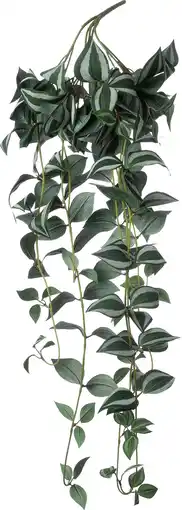 Intratuin Intratuin kunsthangplant Vaderplant donkergroen 25 x 10 x 100 cm aanbieding