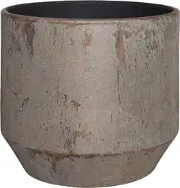 Intratuin HS bloempot Antony bruin D 35 H 32 cm aanbieding