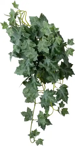Intratuin Intratuin kunsthangplant Klimop grijsgroen 15 x 6 x 60 cm aanbieding