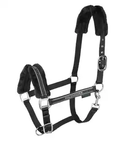 Pets Place Waldhausen Halster Elegant - Paardenhalster - Zwart Pony aanbieding