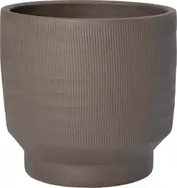 Intratuin Intratuin bloempot op voet Como bruin D 29 H 26 cm aanbieding