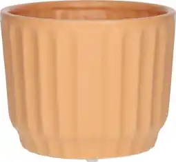 Intratuin Duif bloempot op voet Vectra oranje D 12 H 9,5 cm aanbieding