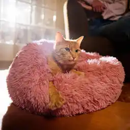 Pets Place Adori Kattenmand Bangalor - Kattenmand - Ø60x26 cm Pink aanbieding