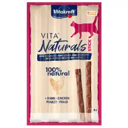 Pets Place Vitakraft Naturals Cat Stick - Kattensnack - 4 stuks aanbieding