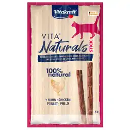 Pets Place Vitakraft Naturals Cat Stick - Kattensnack - 4 stuks aanbieding