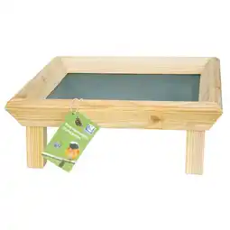 Pets Place Wildbird Voedertafel Staand - Voederhuis - 35x35x14 cm 680 g Houtkleur aanbieding