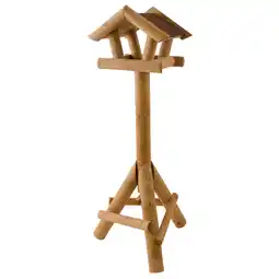 Pets Place Wildbird Voederhuisje Gazebo Op Paal - Voederhuis - 27x27x114 cm Rood aanbieding